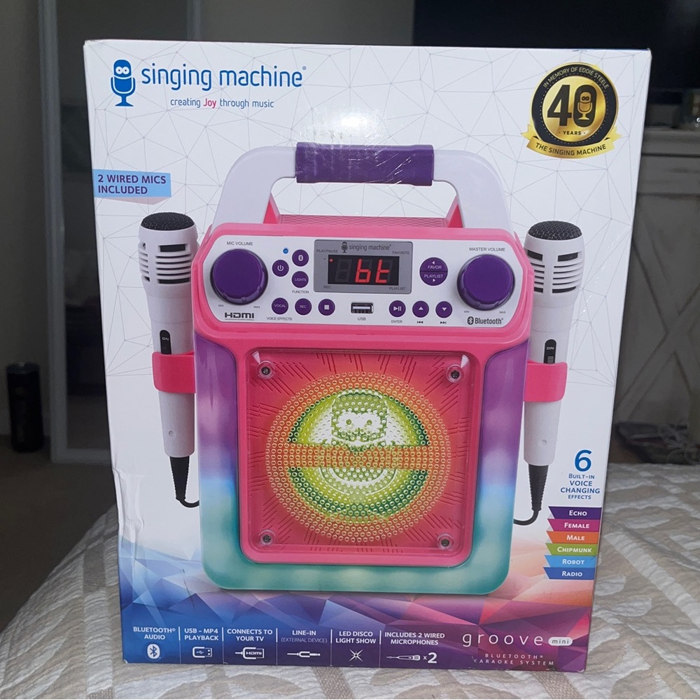 Bluetooth karaoke machine
